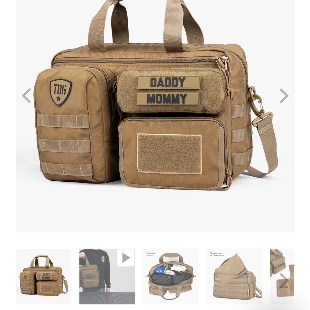 Tactical baby gear diaper bag